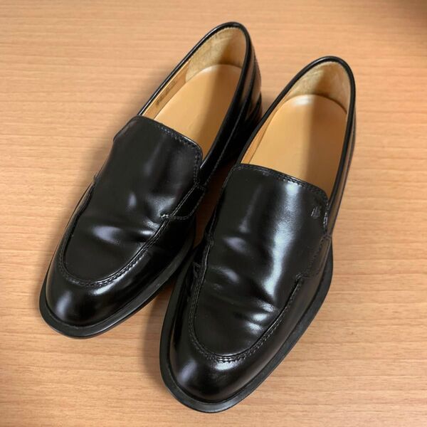 TODS トッズ ドライビングシューズ ローファー スリッポン 革靴 レザー ブラック 34 1/2 22cm