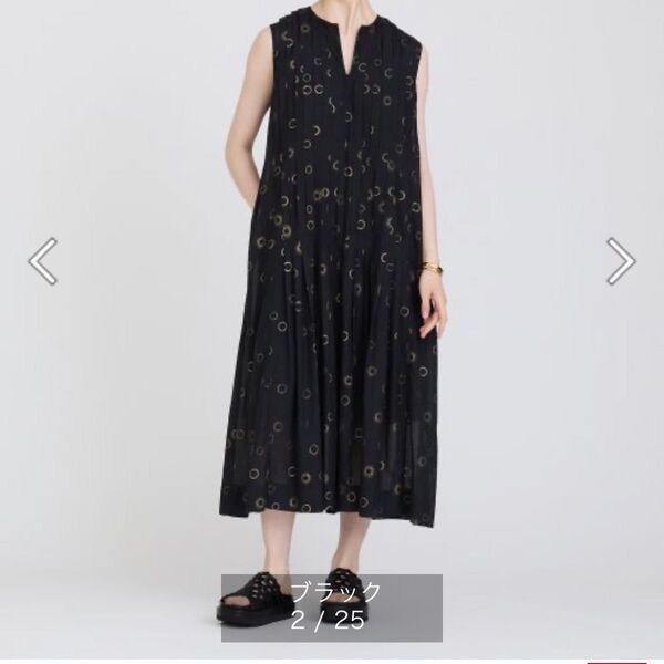 美品◇ house of lotus サークルプリントノースリーブワンピース