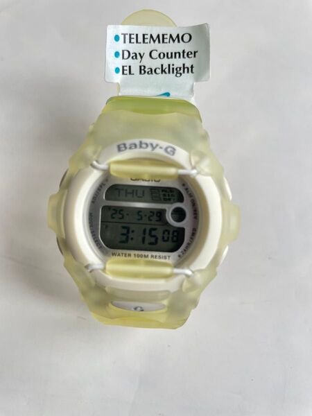 Baby-G 腕時計 BG-154 スケルトン 美品 CASIO カシオ 腕時計 デジタル G-SHOCK