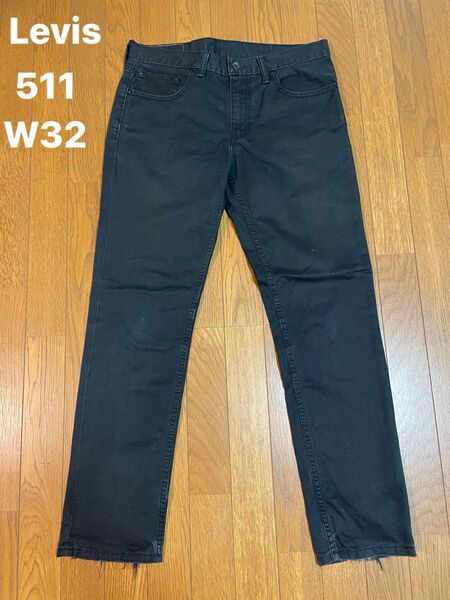 Levis 511 W32 04511-0546 ブラック