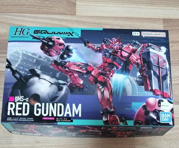 ガンプラ 機動戦士ガンダム ジークアクス HG 1/144赤いガンダム 未組立 ビットあり