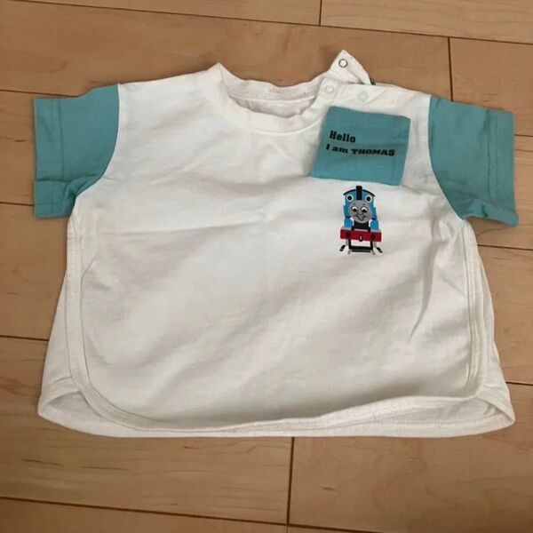 ブランシェス トーマス Tシャツ 半袖 白 半袖Tシャツ 80 キッズ ベビー
