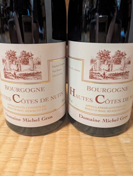 【2本セット】Domaine Michel Gros Bourgogne Hautes Ctes de Nuits 2019