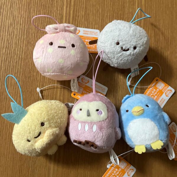 すみっコぐらし マスコット ぬいぐるみ 5点