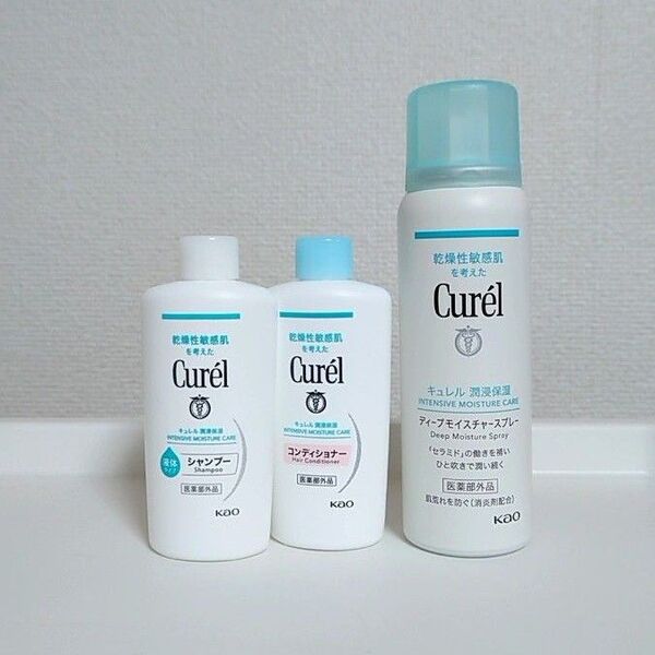 キュレル シャンプー ヘアコンディショナー 化粧水(ディープモイスチャースプレー) サンプル 医薬部外品