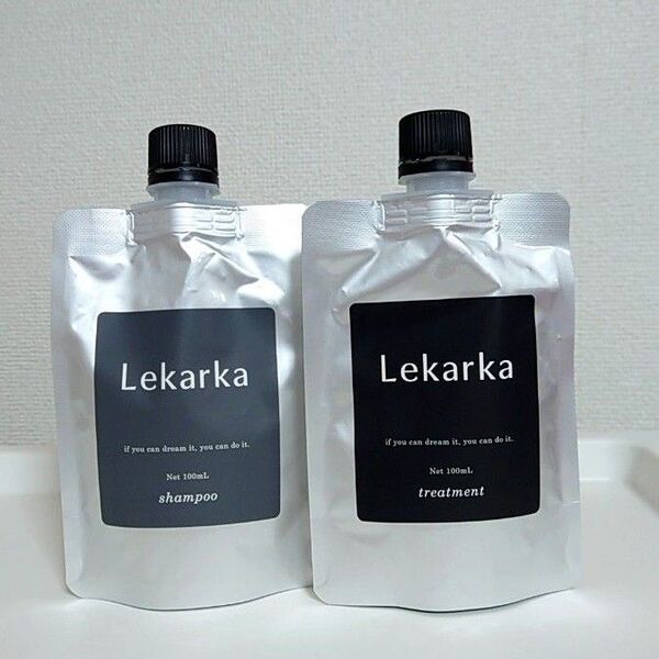 レカルカ Lekarka モイスチャースムージングシャンプー トリートメント ヘアケアトライアルセット 各100ml