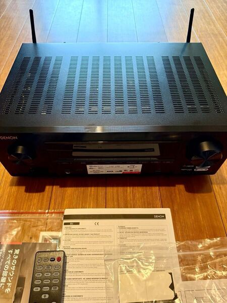 美品 DENON AVR-X1800H 7.2ch デノン AVアンプ AVサラウンドレシーバー 2024年製