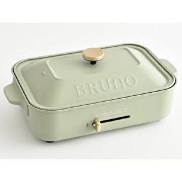 【新品未使用】BRUNO ブルーノ コンパクトホットプレート BOE021-CMGR カルダモングリーン