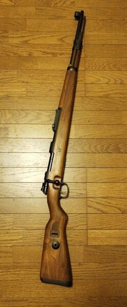 マルシン KAR98K 8mm HW STGA ウォールナットストック 仕様完動品 ガスガン ウッドストック カートリッジ