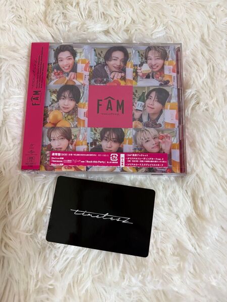 timelesz アルバム FAM 通常盤