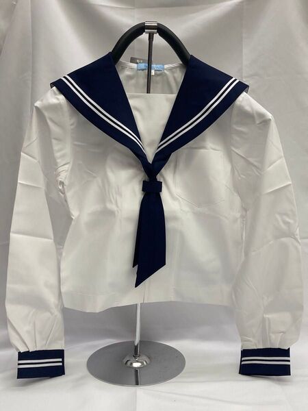 中学校 女子制服 夏長袖セーラー服 160A