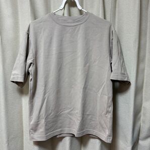 ユニクロu エアリズムコットンオーバーサイズTシャツ ライトグレー Mサイズ