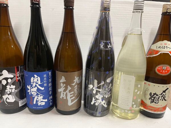 【日本酒】一升瓶6本セット
