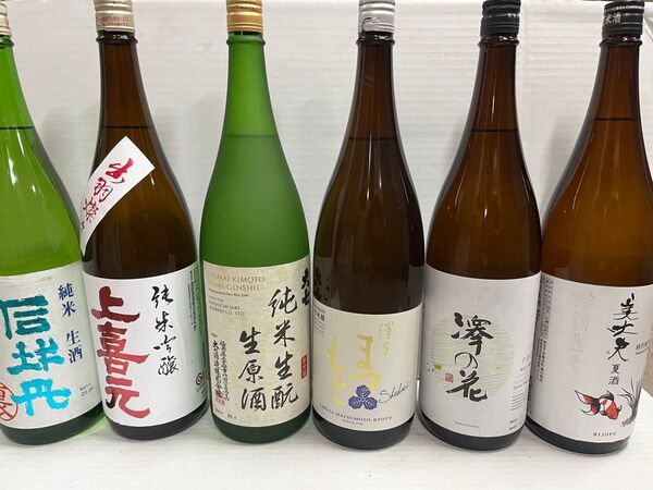 【日本酒】一升瓶6本セット