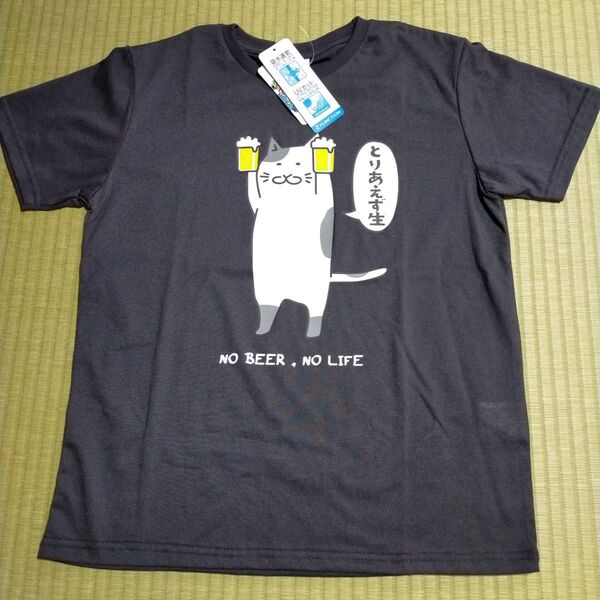 新品タグ付き ダークグレー Tシャツ メンズ半袖 吸水速乾 UVカット M 吸水速乾 ユニセックス