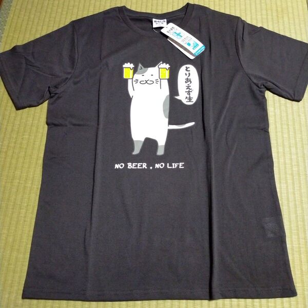 値下げ中!新品タグ付き ユニセックスTシャツ Mサイズ 吸水速乾 UVカット クルーネック