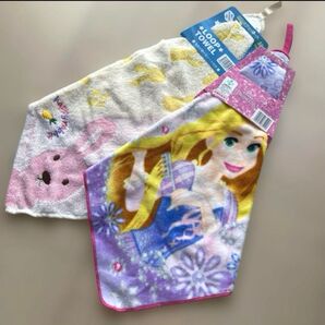 ループ付きタオル 2枚セット ラプンツェル うさぎ