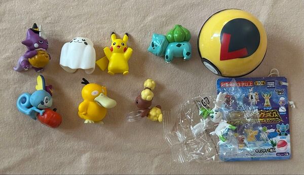 ポケモン ポケットモンスター フィギュア 指人形 ガチャ 食玩 セット