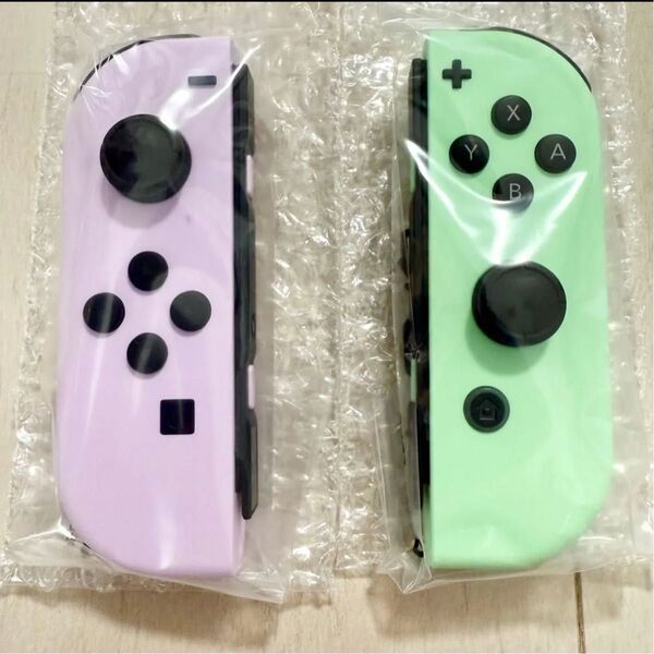 【新品未使用】純正品 Nintendo Switch Joy-Con(LR) スイッチジョイコン 左右 パステルグリーン パープル
