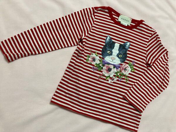 GUCCI キッズ ボーダー柄 ロンT 12-18m