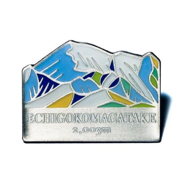日本百名山 越後三山 越後駒ヶ岳 2,003m ピンズ 未開封新品 Yamasanka Pins Limited ヤマサンカ