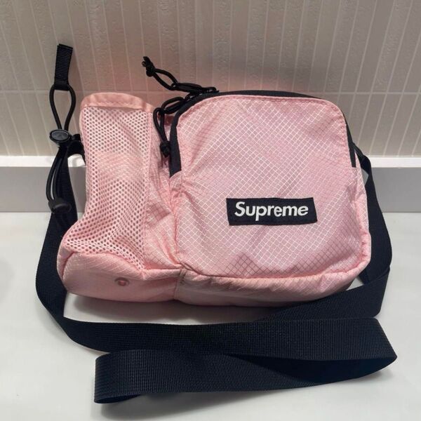 極美品 希少 Supreme Side Bag シュプリーム サイトバッグ ショルダーバッグ ドリンクホルダー ピンク