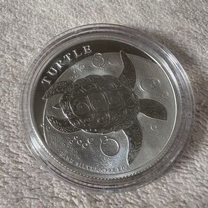 【本日限定価格】1オンス 銀貨 ニウエ ウミガメ 2022
