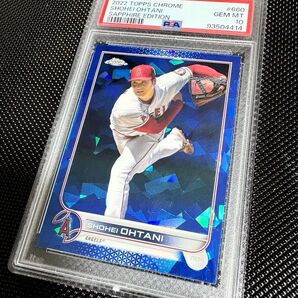 【PSA10】大谷翔平 鑑定品 カード 2022 トップス ブルー サファイア スポーツカード MLB