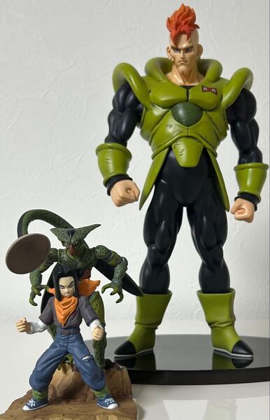 ★美品 ドラカプ ドラゴンボール カプセル セル 第一形態 17号 、造形天下一武道会 16号 フィギュア 2体 セット