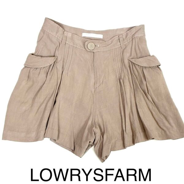 LOWRYS FARM ローリーズファーム サイドポケット付き ショートパンツ キュロットスカート パンツ