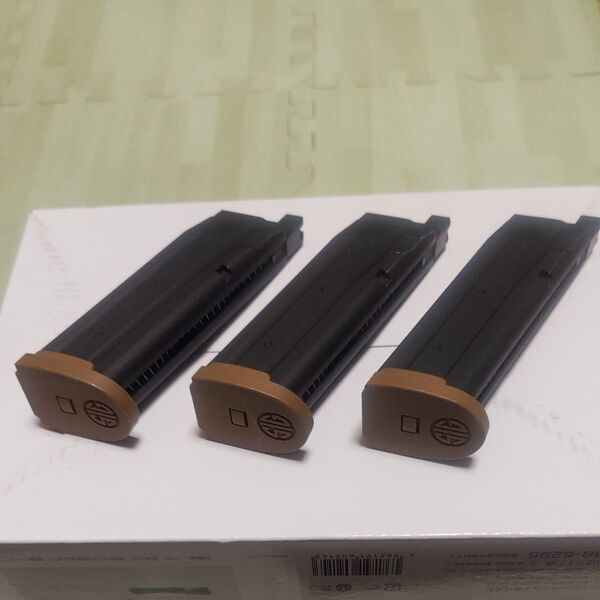 SIG AIR/VFC P320-M17/M18 20連スペアマガジン FDE 3本セット 美品