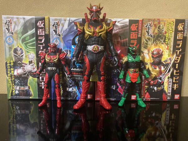 仮面ライダー響鬼 ソフビセット レジェンドライダーシリーズ 対決セット プレイヒーロー 放映当時物