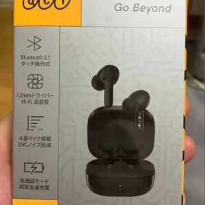 QCY T13 ワイヤレスイヤホン イヤホン Bluetooth ブラック 未使用品