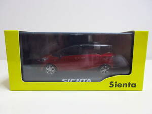 1/30 トヨタ 2代目シエンタ Sienta 後期 非売品 カラーサンプル ミニカー 2トーン ブラックマイカ×センシュアルレッドマイカ