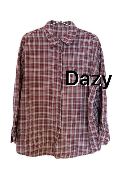 【Dazy】ボタンダウン長袖シャツ