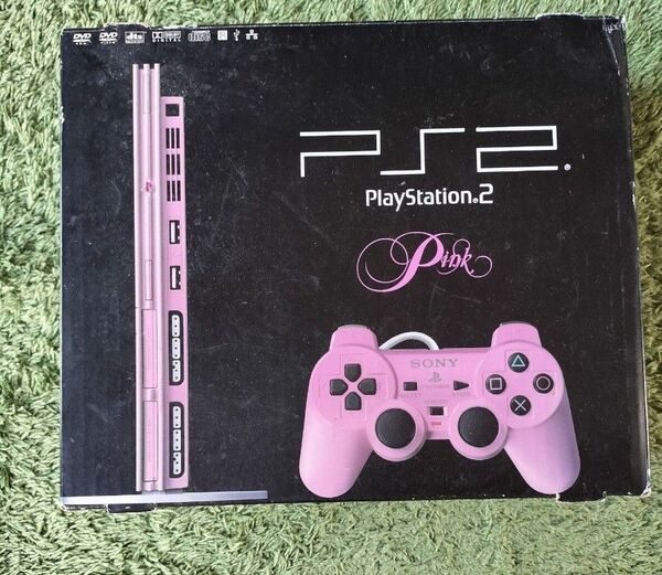 【空箱】PS2 プレイステーション2 ピンク