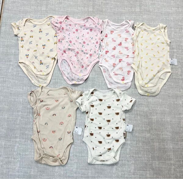 ユニクロ メッシュ肌着他 70サイズ 6点セット まとめ売り