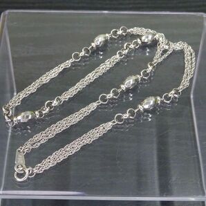 プラチナ pt850 デザイン ネックレス 42cm ジュエリー