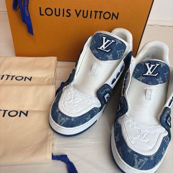 LOUIS VUITTON LVトレイナー・ライン スニーカー デニム