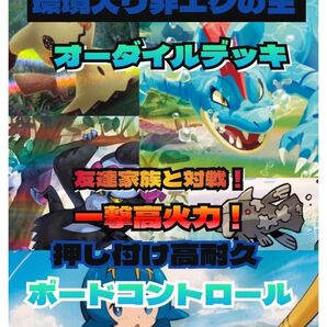 割とガチ オーダイル 構築済みデッキ 限定1点