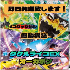 即日発送!ライコポンデッキ ポケモンカード構築済みデッキ 環境デッキ