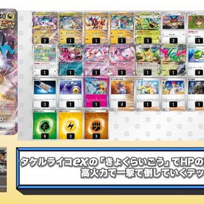 環境トップ とりあえず欲しいデッキNo.1 タケルライコex 構築済みデッキ