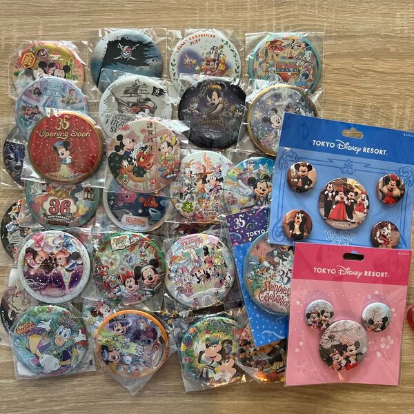 東京ディズニーリゾート 缶バッジセット