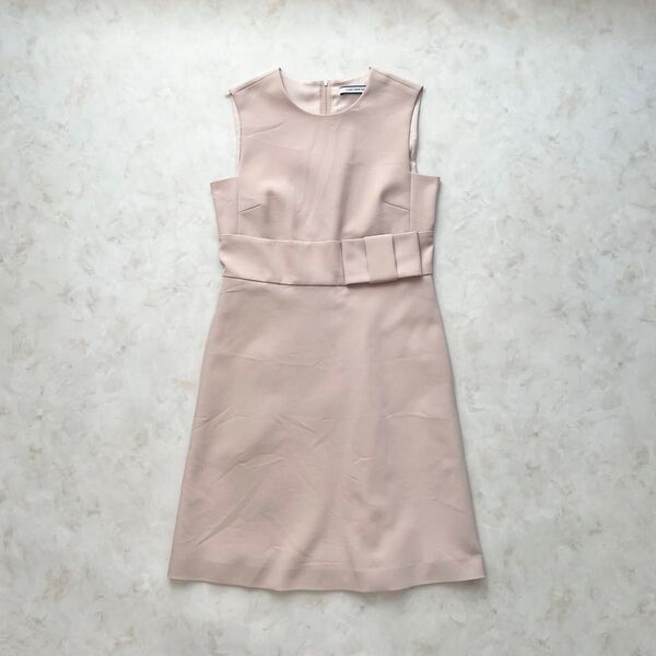 FOXEY NEW YORK フォクシーニューヨーク ドレス パレット リボン ノースリーブワンピース アンティークローズ 40