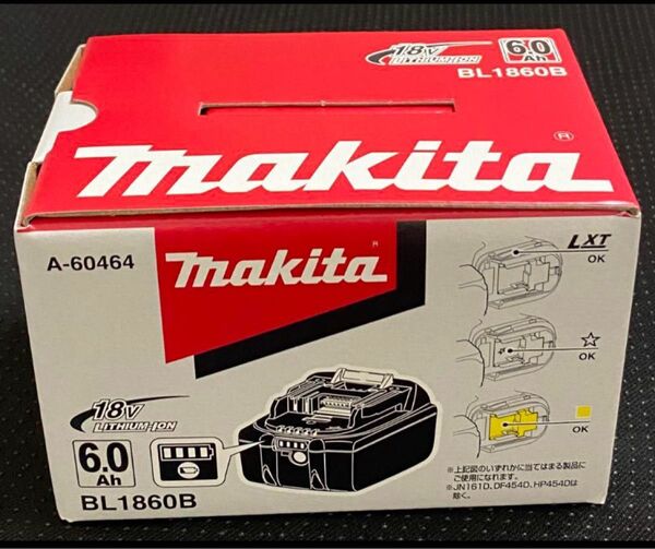 makita(マキタ)バッテリー BL1860B 18V 6.0Ah