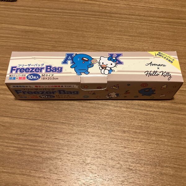みずほ銀行 あおまる・ハローキティ フリーザーバッグ サンリオ