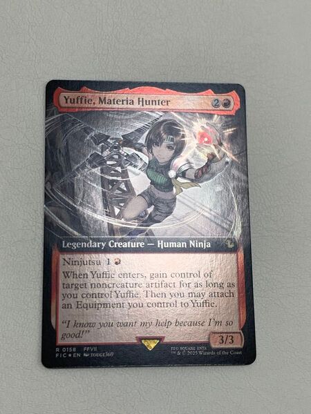 MTG統率者用カード FF7 マテリアハンター、ユフィ 英語版拡張foil