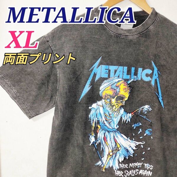 ★新品★ Tシャツ ヴィンテージ加工 METALLICA メタリカ 両面プリント