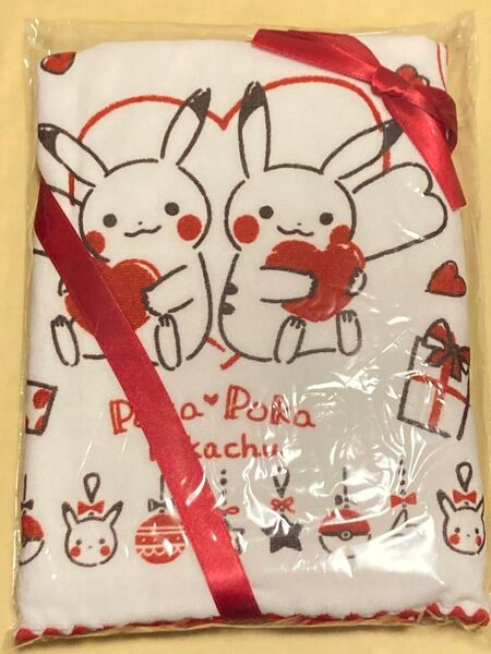 ミニバスタオル Poka Poka Pikachu ポケモンセンター ポケットモンスター タオル バレンタイン ピカチュウ 新品