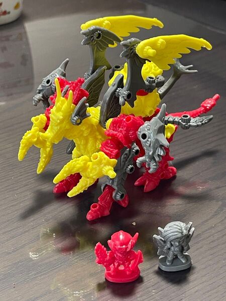 バイオパズラーNEO-Z ~最強超魔獣結合体~ バイオゴッドバハムートセット カバヤ 食玩 フィギュア 当時物